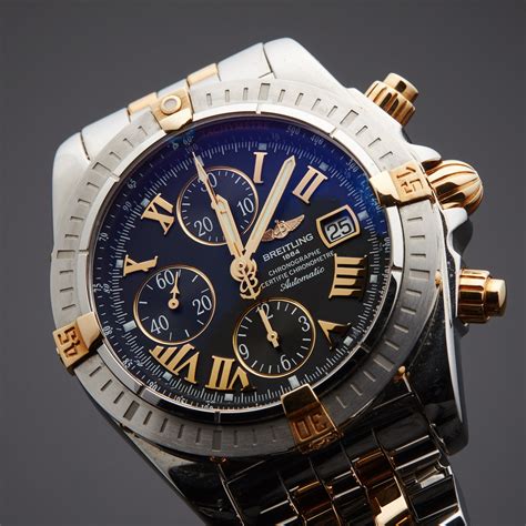 Breitling chronograph automatic stops